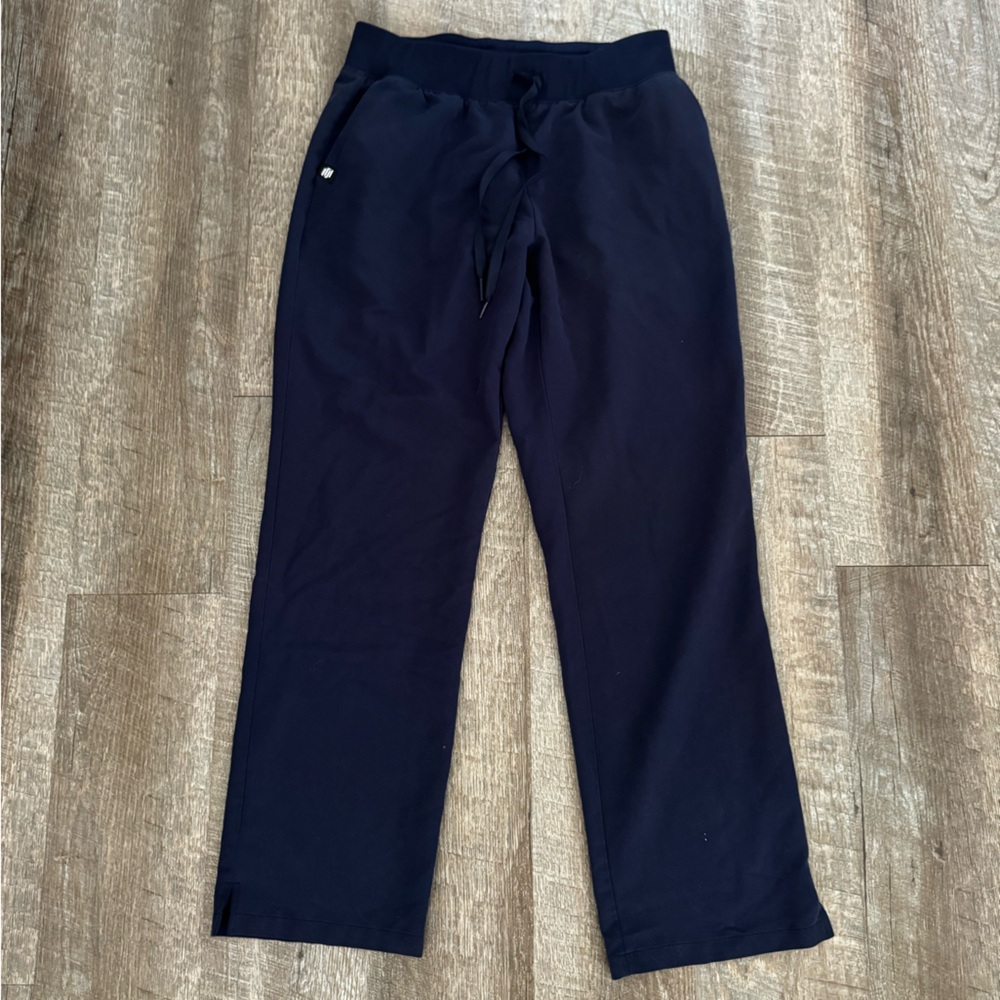 Women Navy Drawstring Scrub Pants Jaanuu